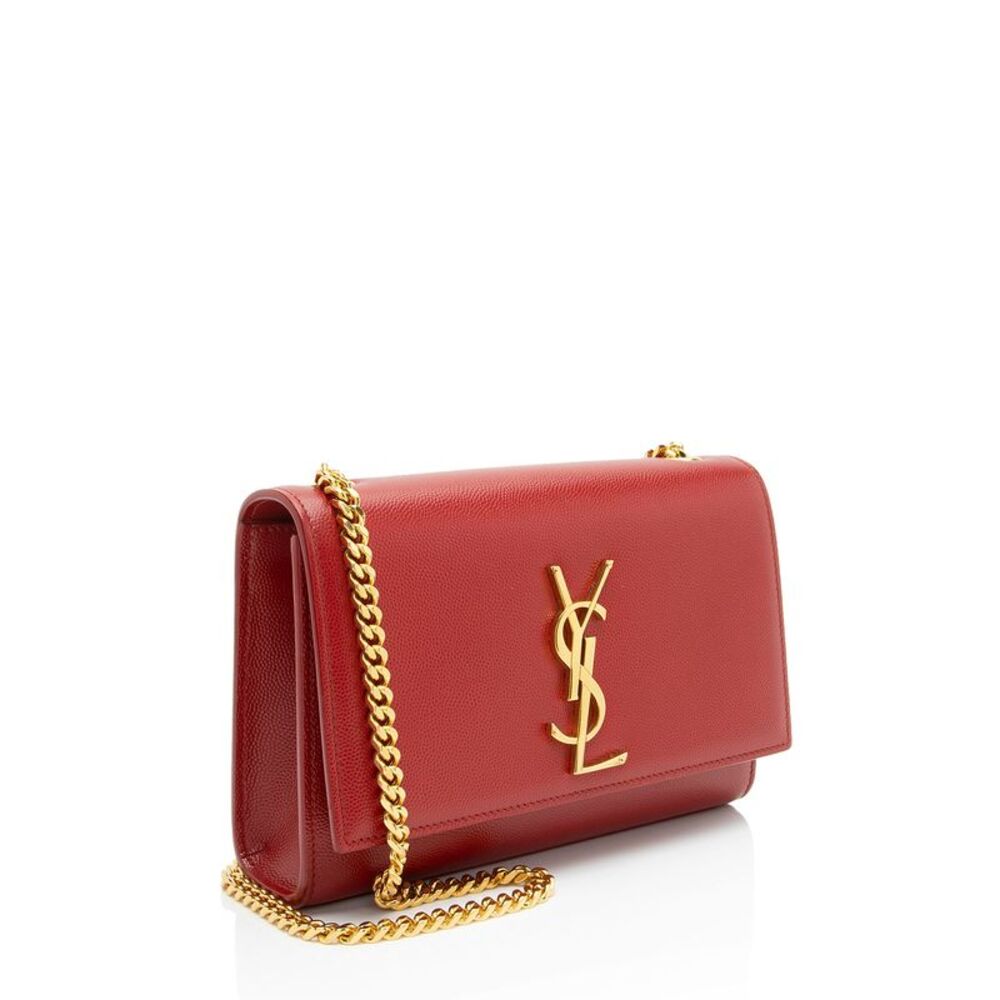 Saint Laurent Grain de Poudre Monogram Kate Small Shoulder Bag - Picture 2 of 13